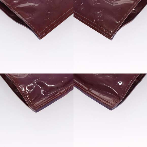 LOUIS VUITTON Monogram Vernis Stanton Tote Bag Purple Viole M91079 - Picture 10 of 12